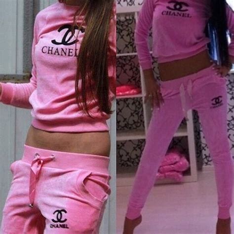 chanel jogger set.